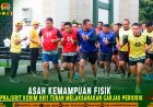 Asah Kemampuan Fisik, Prajurit Kodim 0811 Tuban Melaksanakan Garjas Periodik