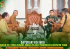 Satukan Visi Misi Dalam Memperkuat Ketahanan Pangan di Wilayah, Dandim 0811/Tuban Komsos Dengan Pejabat Pemerintah Kabupaten Tuban