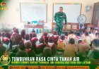 Tumbuhkan Rasa Cinta Tanah Air, Babinsa Kodim 0811 Tuban Tanamkan Jiwa Nasionalisme Anak SDN 1 Latsari Bancar.