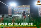 Semarak TMMD Ke-128 Kodim 0811 Tuban Menggelar Pertandingan Bola Voli Sekecamatan Semanding